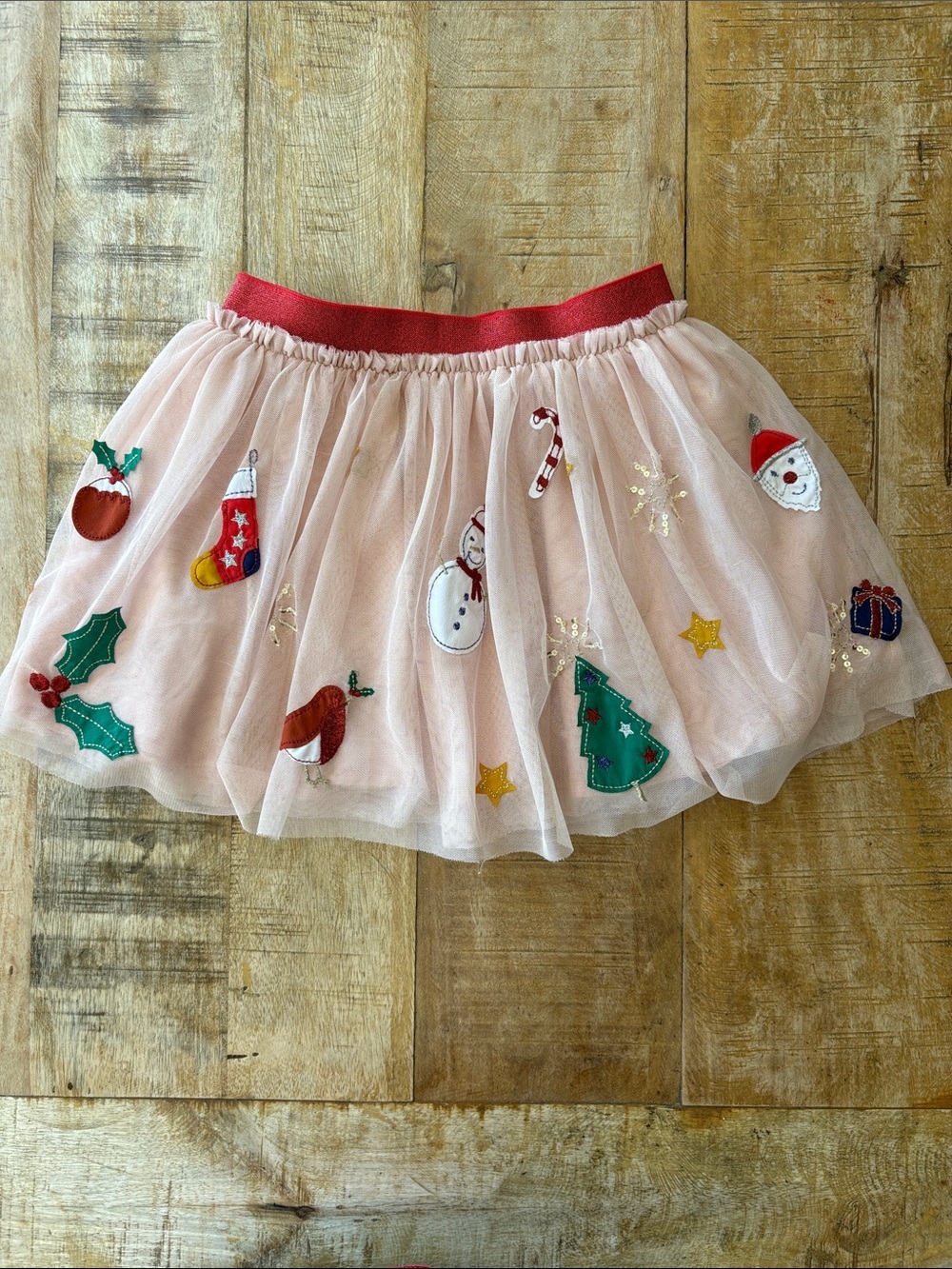 Mini Boden Holiday Tulle Skirt 4-5Y